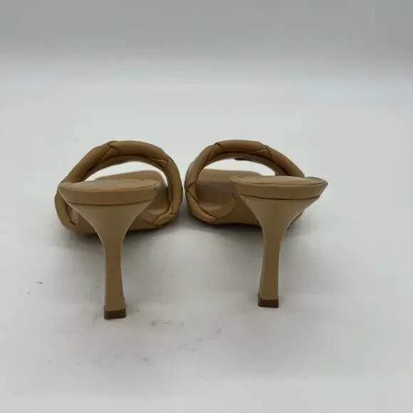 Vince Camuto Brelanie Woven Strap Mule Heels Dulce De Leche Womens Size 6 - Picture 10 of 12